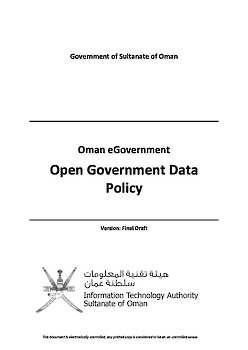 ITA Open Government Data Policy