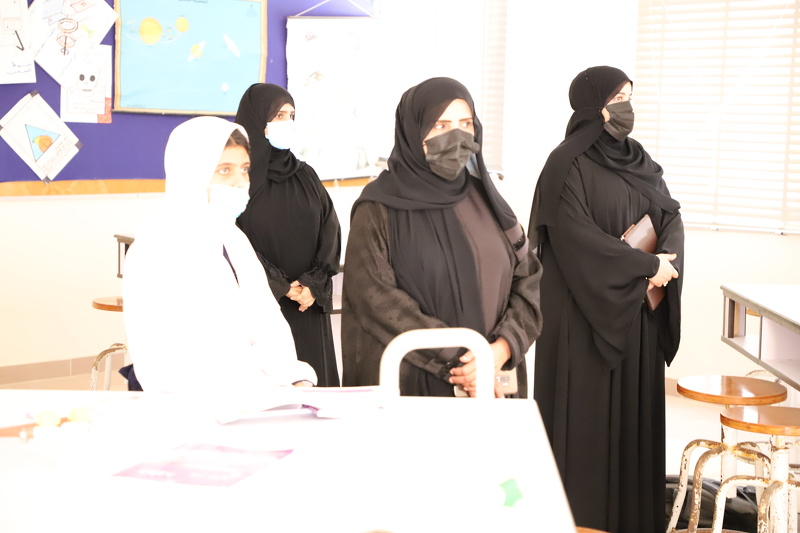 متابعة سير العملية التعليمية بمدارس ولايات سدح وشليم وجزر الحلانيات 