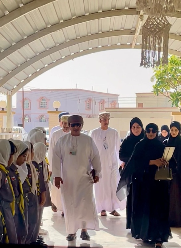اللجنة المركزية لتقييم مبادرة   المدارس المعززة للصحة تزور مدارس تعليمية محافظة الظاهرة