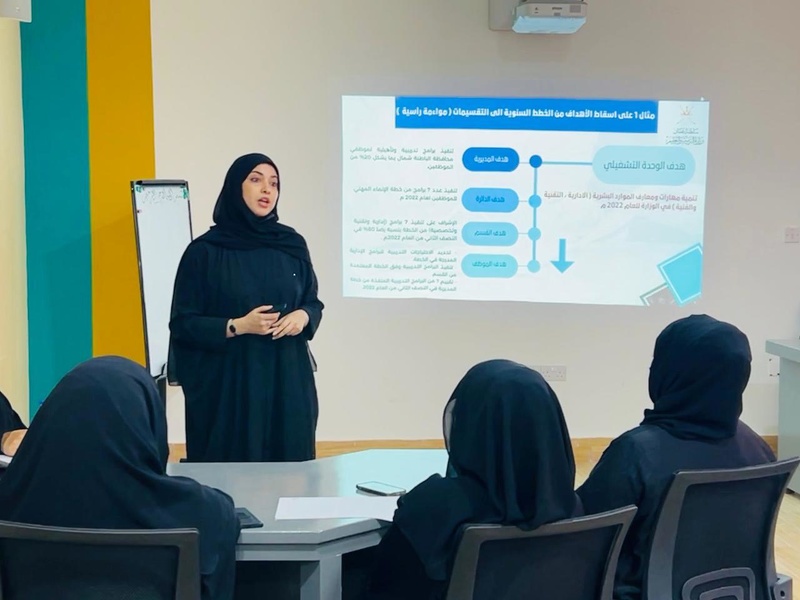 تعليمية ظفار تواصل متابعتها لتقييم الاداء الفعلي للموظفين على منظومة الإجادة للدورة الأولى 2022م