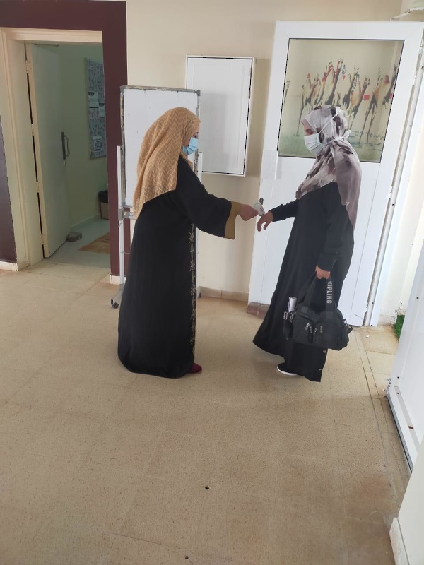 التأكيد على أهمية تنفيذ البروتوكول الصحي الخاص بالوقاية من فيروس كورونا (كوفيد 19) خلال استقبال ...