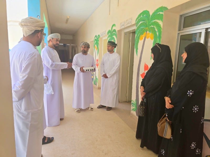 فريق من دائرة الشبكات والاتصالات بالوزارة يزور المحافظة