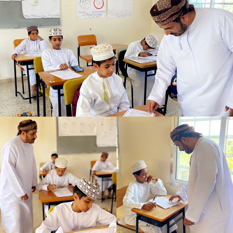 مدير إدارة التربية والتعليم برخيوت يزور مدرسة شهب اصعيب للبنين