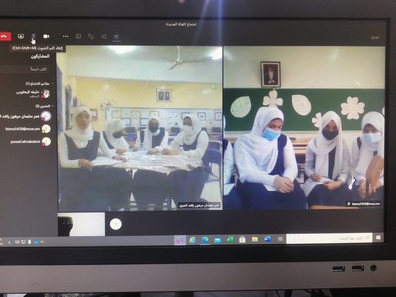 تنظيم مسابقة تصفيات المناظرات الطلابية بمدارس تعليمية محافظة الظاهرة 