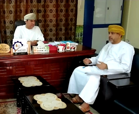 زيارة المدير العام المساعد للشؤون الإدارية والمالية لمدرسة سعد بن أبي وقاص للبنين 