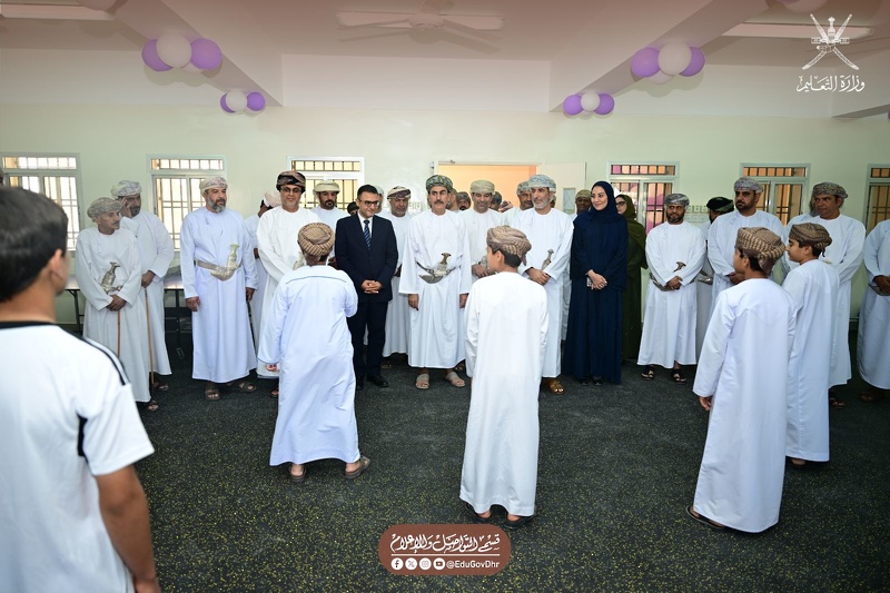  الاحتفال بتدشين مشروع الصالة الرياضية المجتمعية ضمن مشروع قرية بات الصحية بمدرسة حذيفة بن اليمان