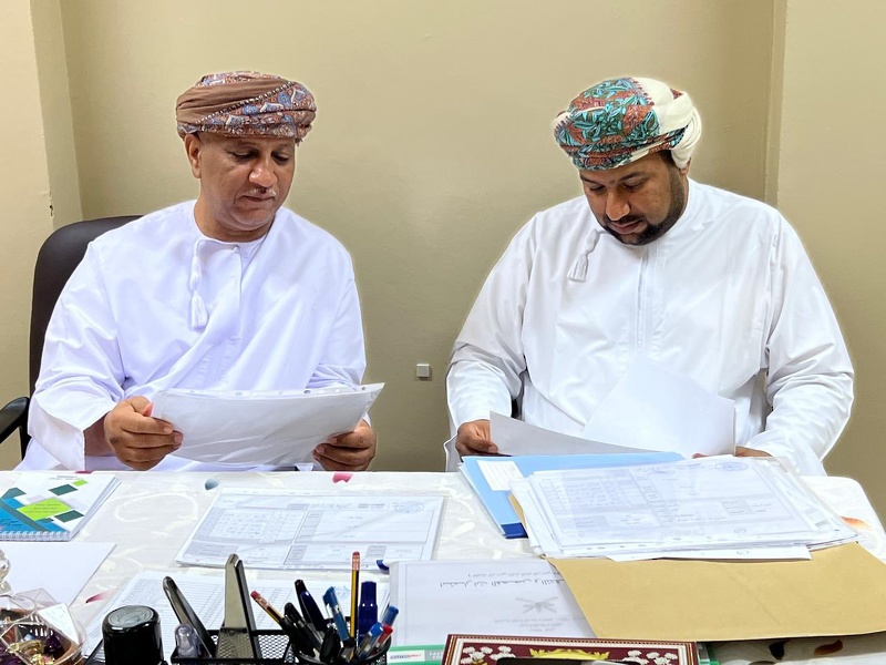 متابعة أعمال الفحص والتدقيق النهائي لأعمال دبلوم التعليم العام