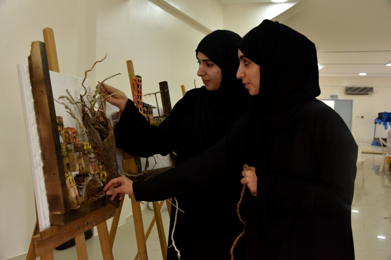 مختارات فنية ورشة فنية بتعليمية الداخلية