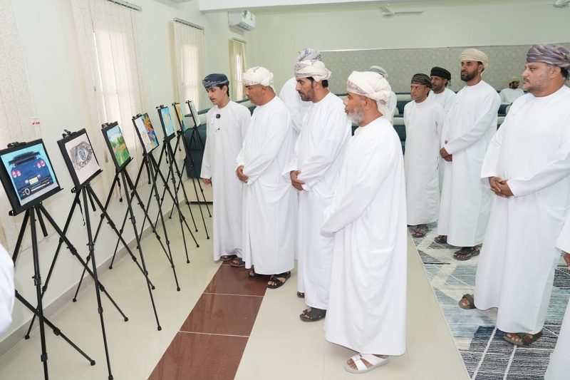 افتتاح معرض الفنون الطلابي ( أنامل واعدة تلوح في الأفق ) بمدرسة قتيبة للتعليم الأساسي