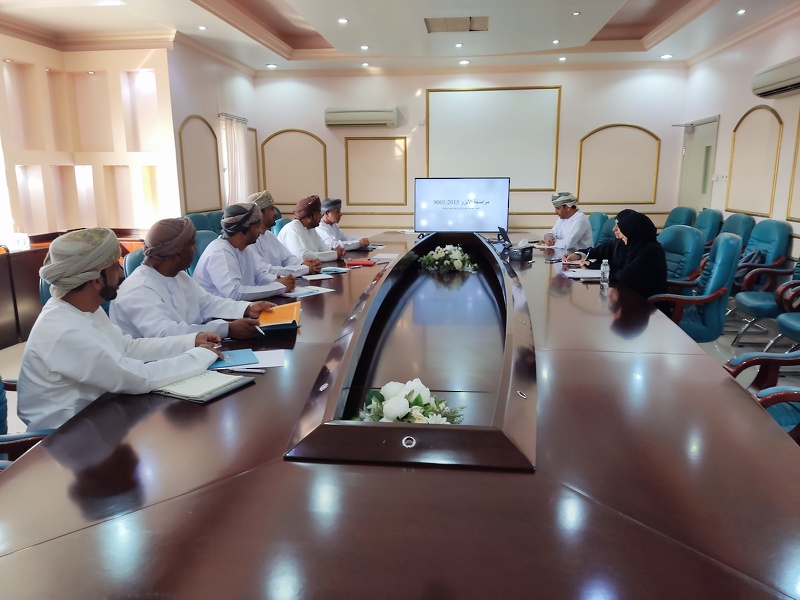 استعراض آلية عمل نظام إدارة الجودة بتعليمية محافظة الظاهرة