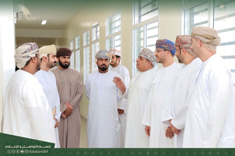 استلام مبنى مدرسة واحة الأمل للتعليم الأساسي (9–12) للبنات بولاية صلالة