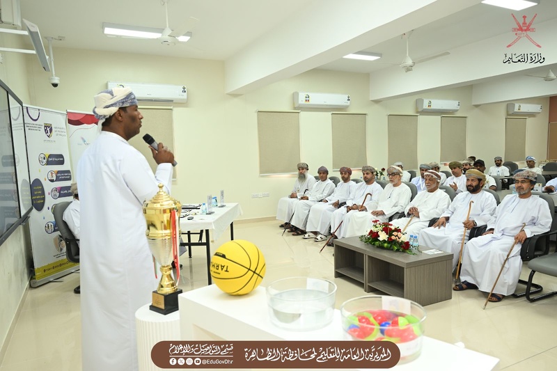  3 من الشهر القادم انطلاق بطولة كرة التزلج المدرسية الثالثة بتعليمية محافظة الظاهرة 